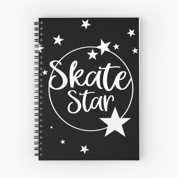 Item preview, Skate Star cool sports design in white Skating gift designed and sold by MadandMean.