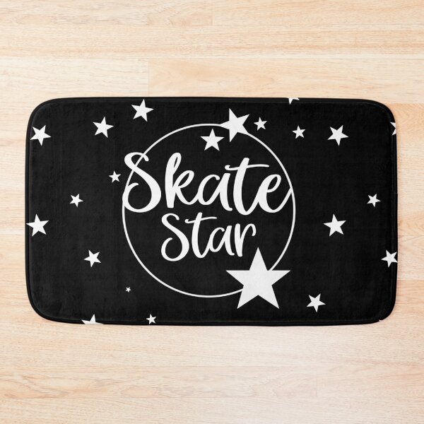 Item preview, Skate Star cool sports design in white Skating gift designed and sold by MadandMean.