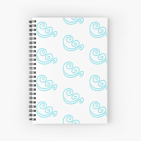 Power of A Smile - Blue Spiral Notebook