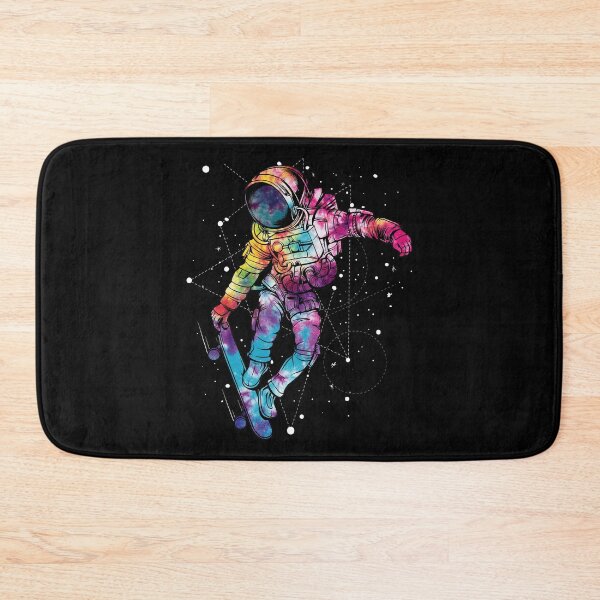Item preview, Tie Dye Skateboarding Spaceman designed and sold by CrystalCrush.