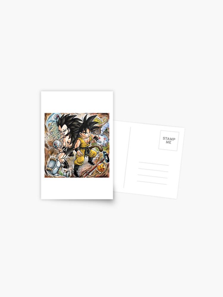 Goku and Raditz Art Board Print by FranFuentesArt