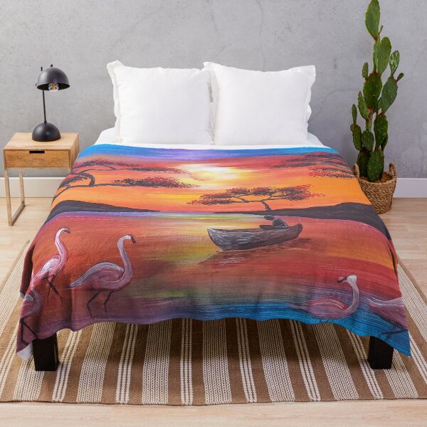 Item preview, Flamingoes in Tanzania designed and sold by niawilkinson.