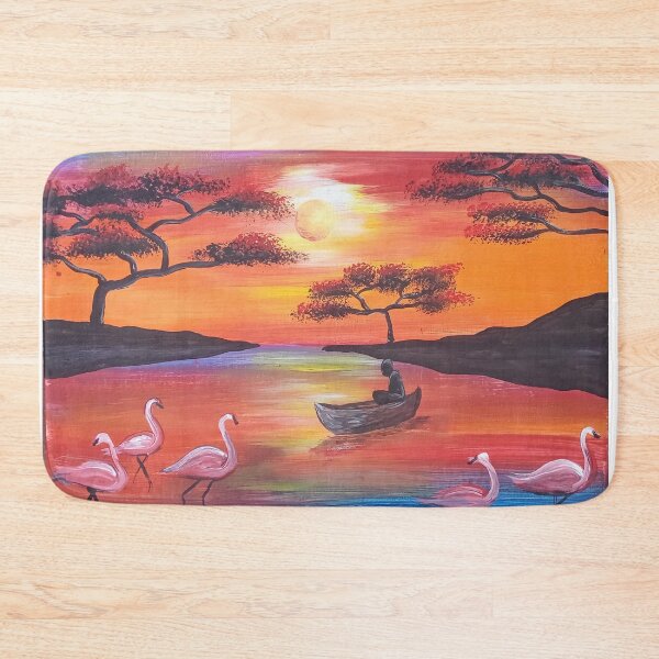 Item preview, Flamingoes in Tanzania designed and sold by niawilkinson.