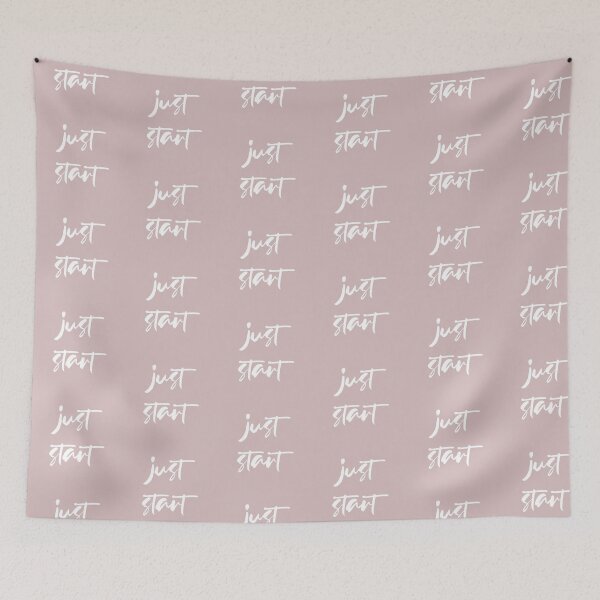 Item preview, Just Start - Pink designed and sold by FemmeLueur.