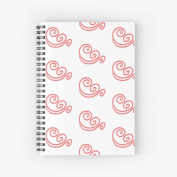 Power of A Smile - Red Spiral Notebook