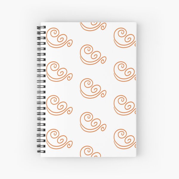 Power of A Smile - Orange Spiral Notebook