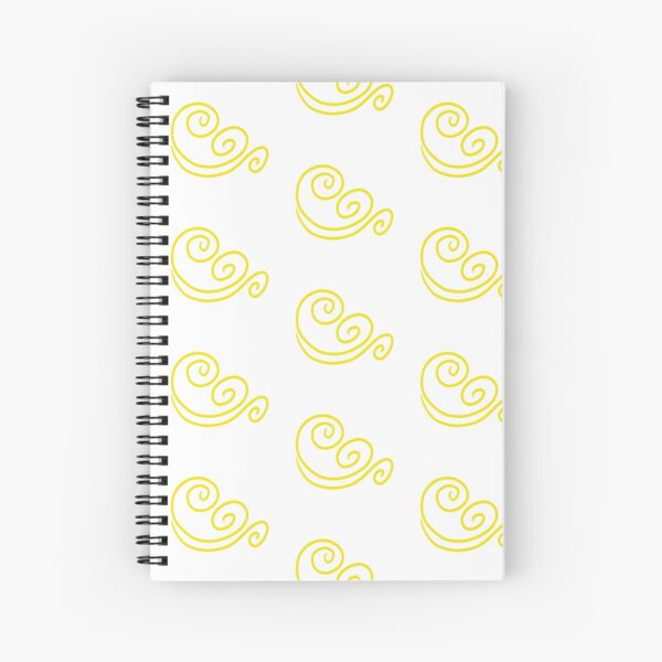 The Power Of A Smile Yellow Spiral Notebook