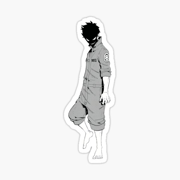 Shinra Kusakabe Fire Force Sticker