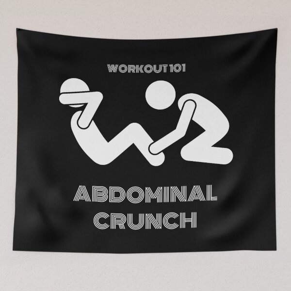 Item preview, Abdominal Crunch (Workout 101) designed and sold by BofflingDesigns.