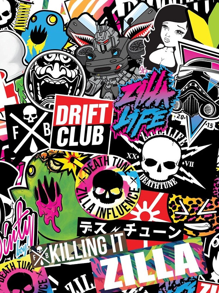 STICKERBOMB #002 by deathtunejdm