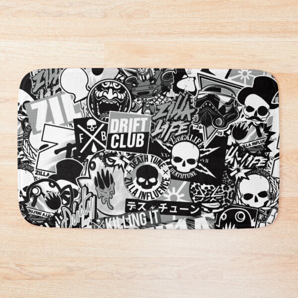 Item preview, STICKERBOMB #002 - Black & White designed and sold by deathtunejdm.