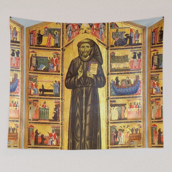 Item preview, Saint Francis of Assisi and scenes from his life, 13th century designed and sold by The Great  Art.