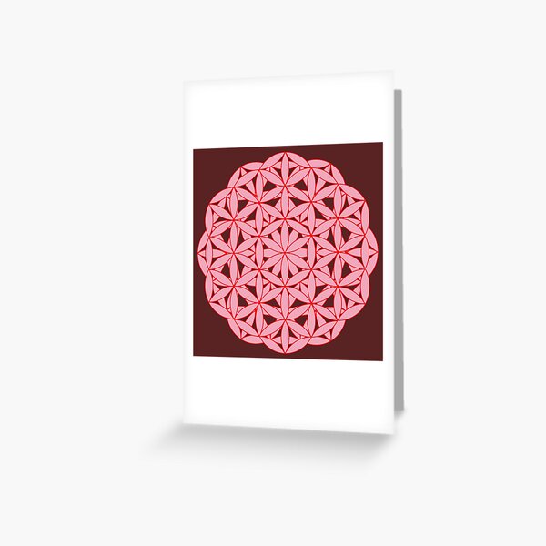Flower of Life - Chi Correction Greeting Card