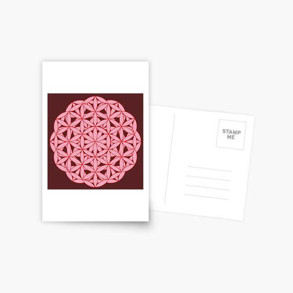 Flower of Life - Chi Correction Postcard