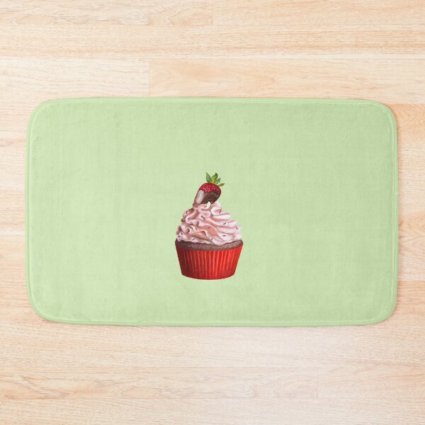 Item preview, Cupcake with strawberry and chocolate designed and sold by adelacreative.