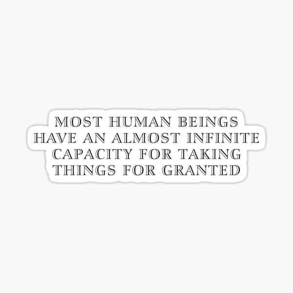 Item preview, Brave New World Quote Aldous Huxley Sticker designed and sold by LexiconQuotes.