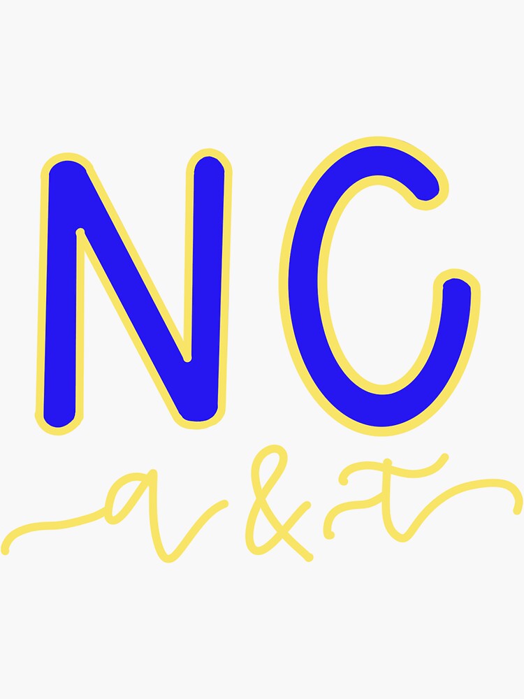 "NC A&T" Sticker for Sale by brennenn Redbubble