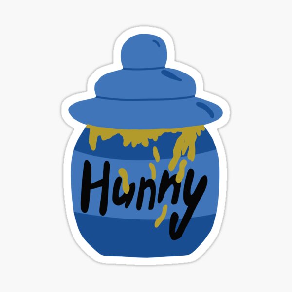 Hunny Pot Sticker for Sale by Apescreates
