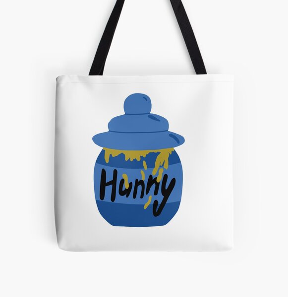 Bee Carrying Honey Pot Drawing Tote Bag by Aloysius Patrimonio