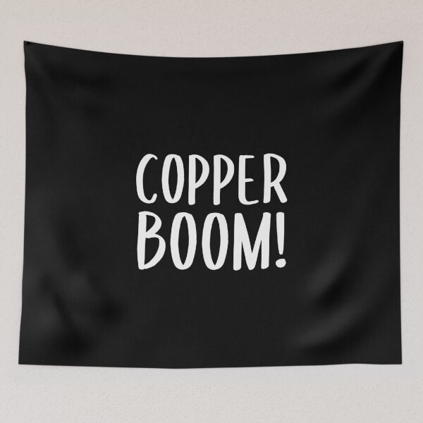 Item preview, Copper Boom (Black) designed and sold by quoteedesigns.