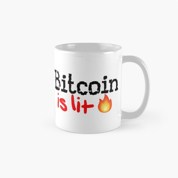 Item preview, Bitcoin is lit! designed and sold by DoodleDashCollective.