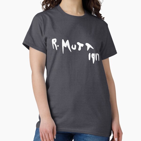 Item preview, R Mutt 1917, Fountain by Marcel Duchamp in White designed and sold by murialbezanson.