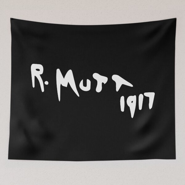 Item preview, R Mutt 1917, Fountain by Marcel Duchamp in White designed and sold by murialbezanson.