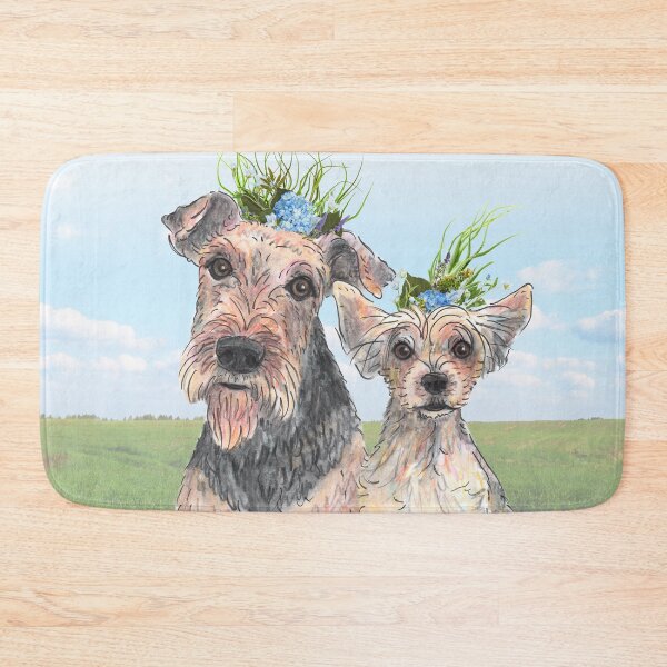 Item preview, APOLO y CHAPO garabatos @airedale_yorkie_brothers designed and sold by BridgetDoodles.
