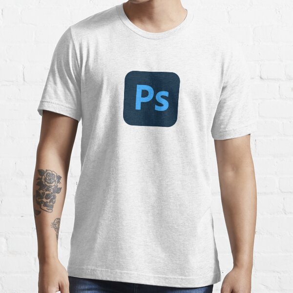 photoshop logo on shirt