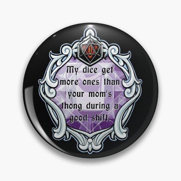 Item preview, Amulet My Dice Get More Ones Than Your Mom's Thong During a Good Shift. designed and sold by robertbevan.