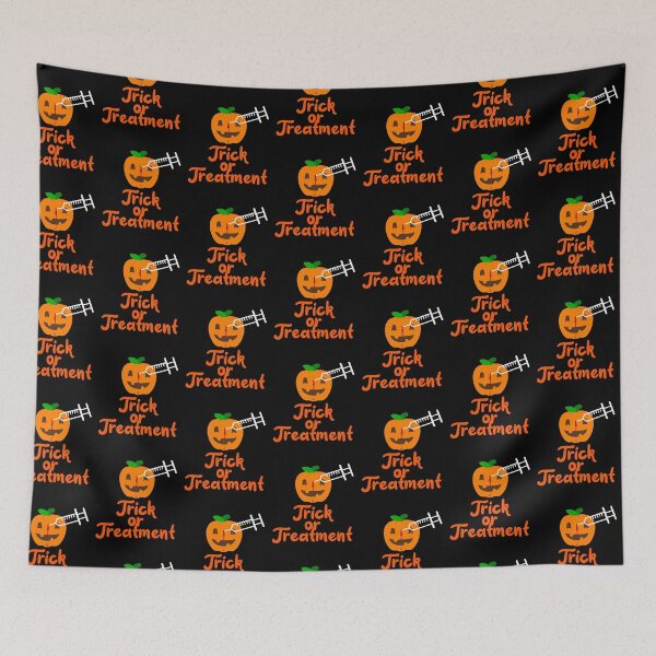 Item preview, Trick or Treatment Halloween Nurse designed and sold by Rustic Valley Studio.