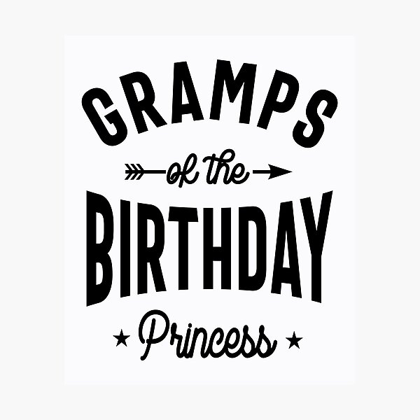 Item preview, Gramps Of The Birthday Princess Daddy Gift designed and sold by cidolopez.