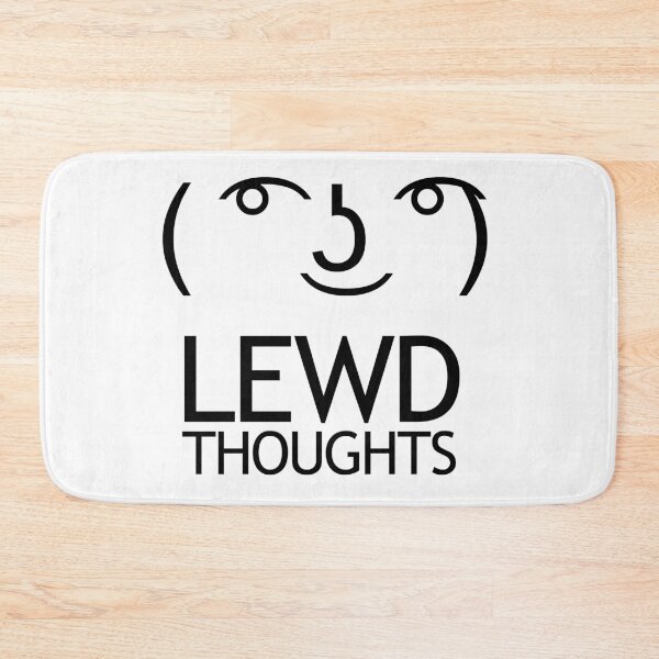 Item preview, Lewd Thoughts - Lenny Face designed and sold by Grathicks.