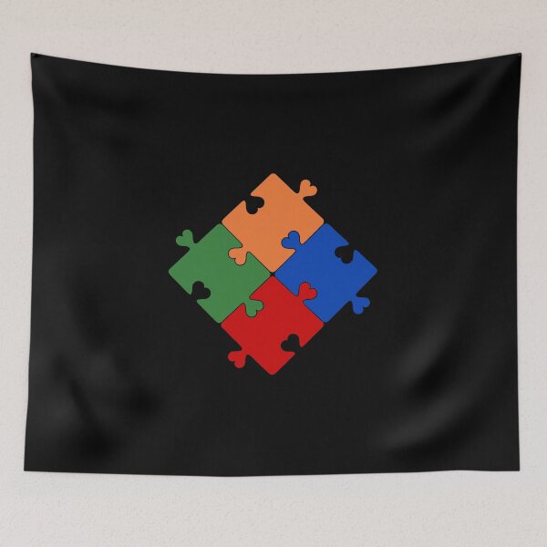 Item preview, Autism Puzzle Pieces . Puzzle Heart designed and sold by Chakibalami.