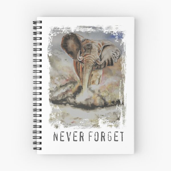 Item preview, elephant never forget designed and sold by nemfisart.