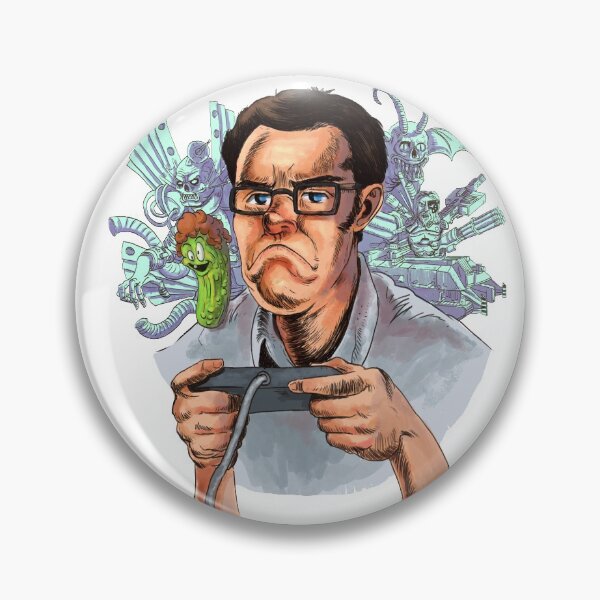 Item preview, AVGN Angry Videogame Nerd designed and sold by rubenlopezart.