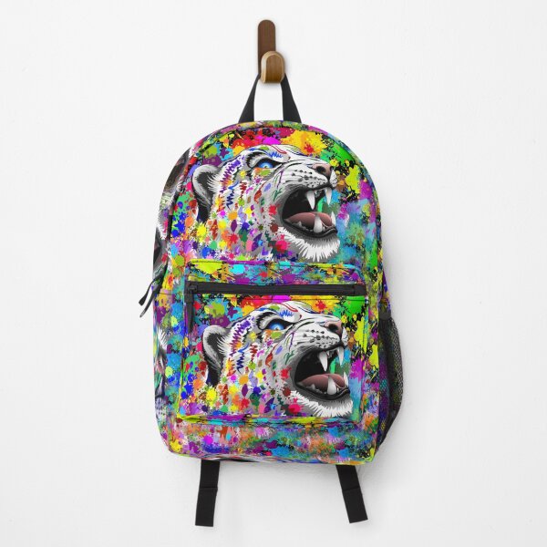 Item preview, Leopard Psychedelic Paint Splats designed and sold by BluedarkArt.