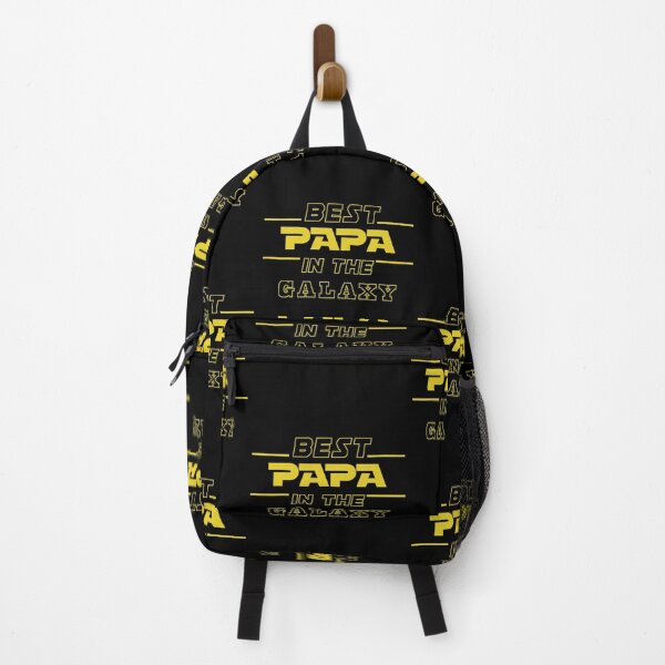 Best Papa gifts, best papa in the galaxy - Papa Christmas Fathers Day Best Papa Ever Mens Backpack