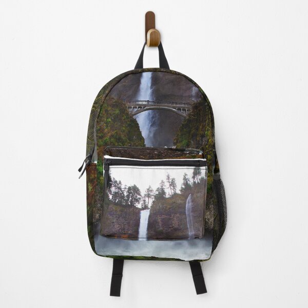 Item preview, Multnomah Falls Oregon - Woodland Waterfall designed and sold by aprilfrosbury.
