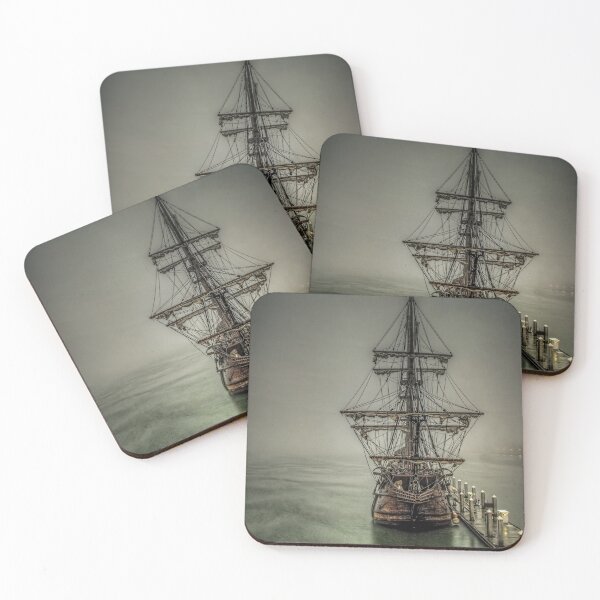 Item preview, "Out of the Mist"   Spanish Galleon floating in the Fog designed and sold by Steven Kight.