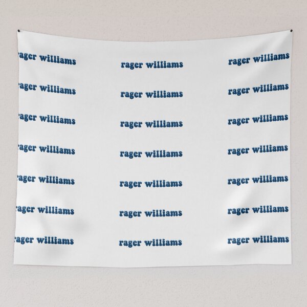 Item preview, Rager Williams BLUE/BLUE Groovy Text designed and sold by krh327.