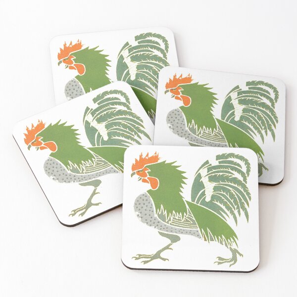 Item preview, William Morris, Art Nouveau Cockerel designed and sold by ClaraMargarita.
