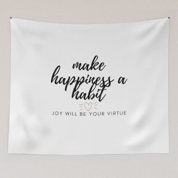 Item preview, make happiness a habit designed and sold by goldenpoodles.