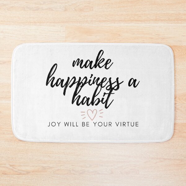 Item preview, make happiness a habit designed and sold by goldenpoodles.