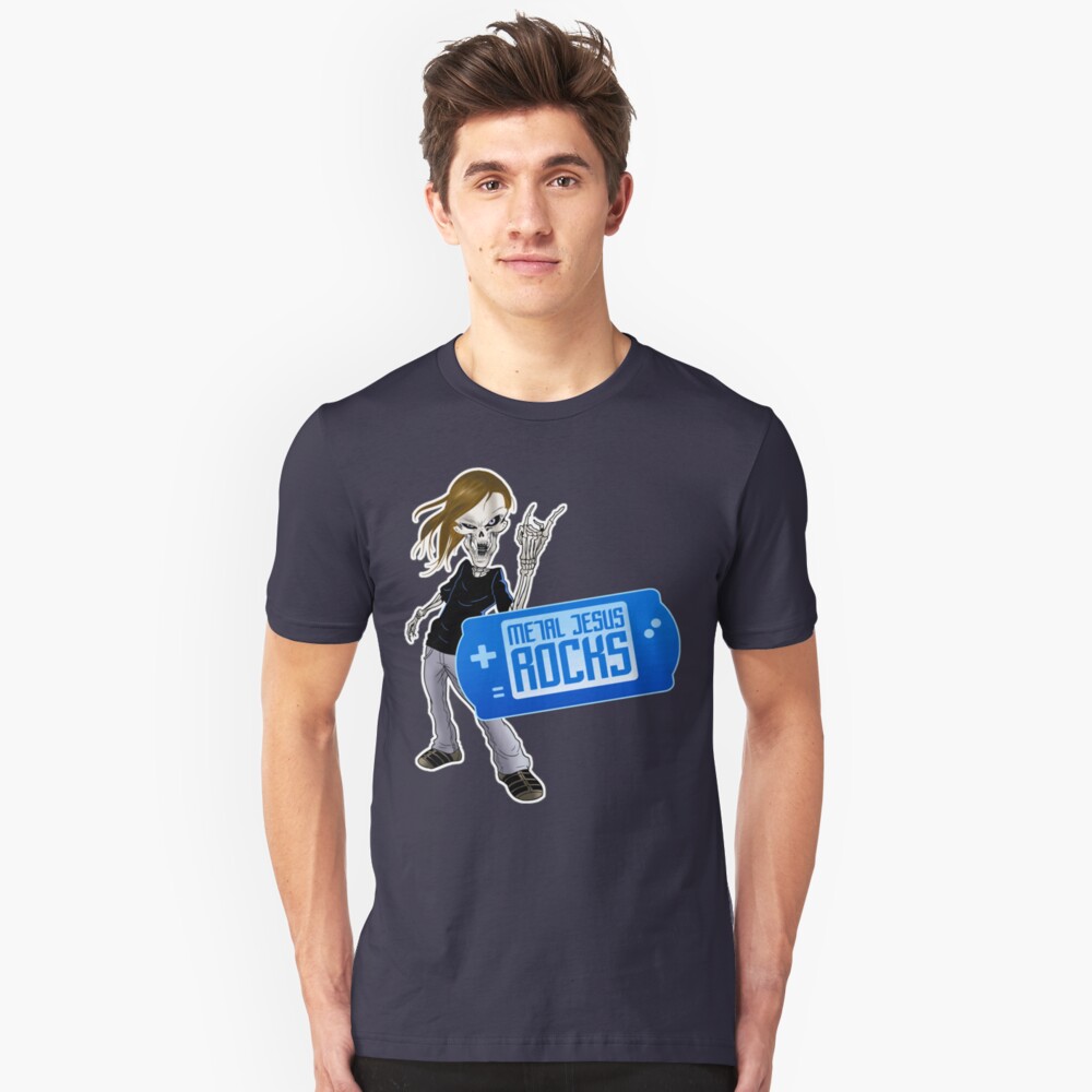 Metal Jesus Portable Slim Fit T-Shirt
