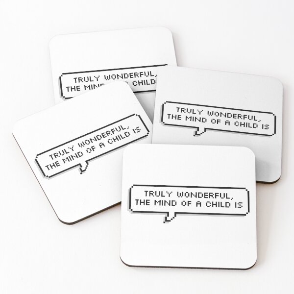Item preview, The Mind of a Child Pixel Speech Bubble designed and sold by Lemon  Merch.