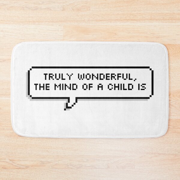 Item preview, The Mind of a Child Pixel Speech Bubble designed and sold by Lemon  Merch.