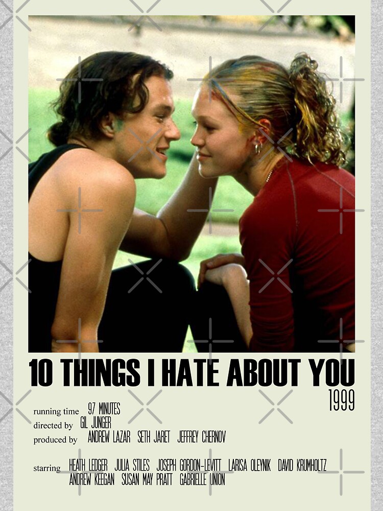 Movies Similar To 10 Things I Hate About You "10 Things I Hate About You Alternative Poster Art Movie Large (1