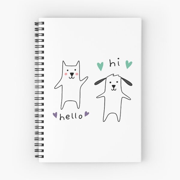 Item preview, Hello Dog, Hi Cat - Snapchat Cat and Dog designed and sold by cluedup.
