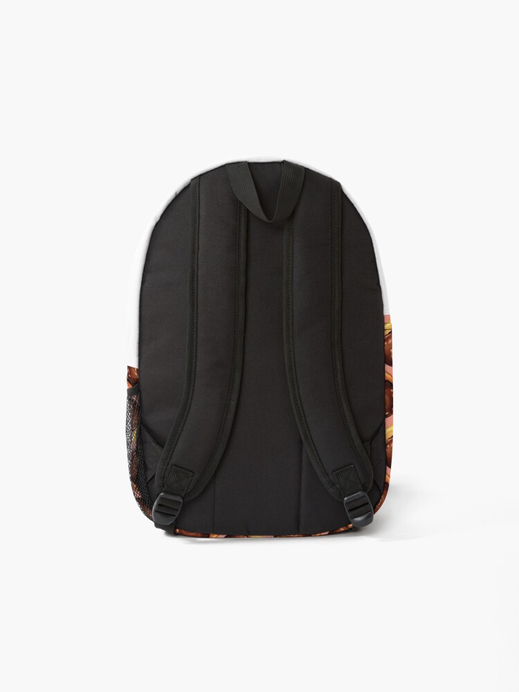 Alternate view of Chocolate Donut Pattern - Pink Backpack